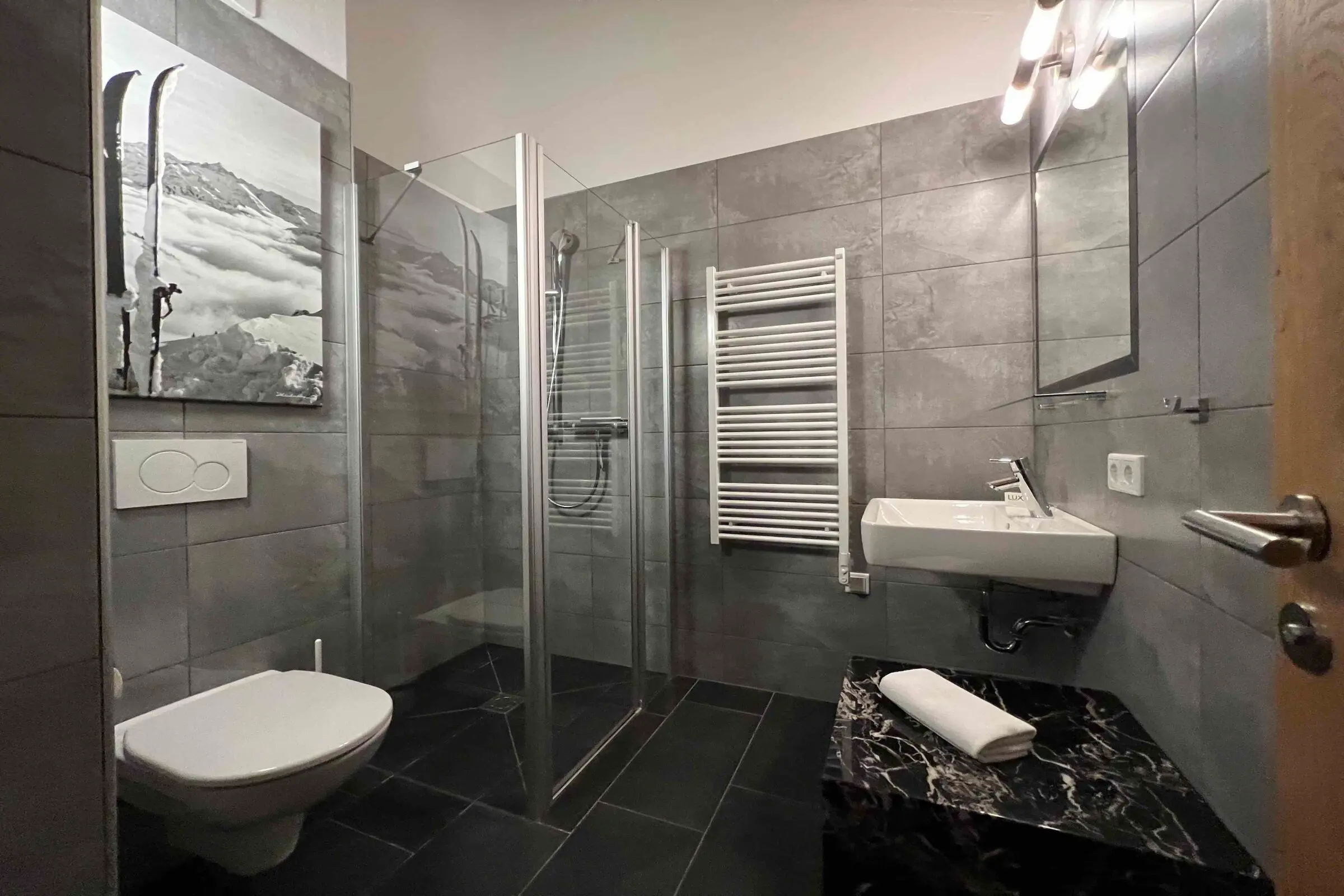 Badezimmer Chalet Steinbock