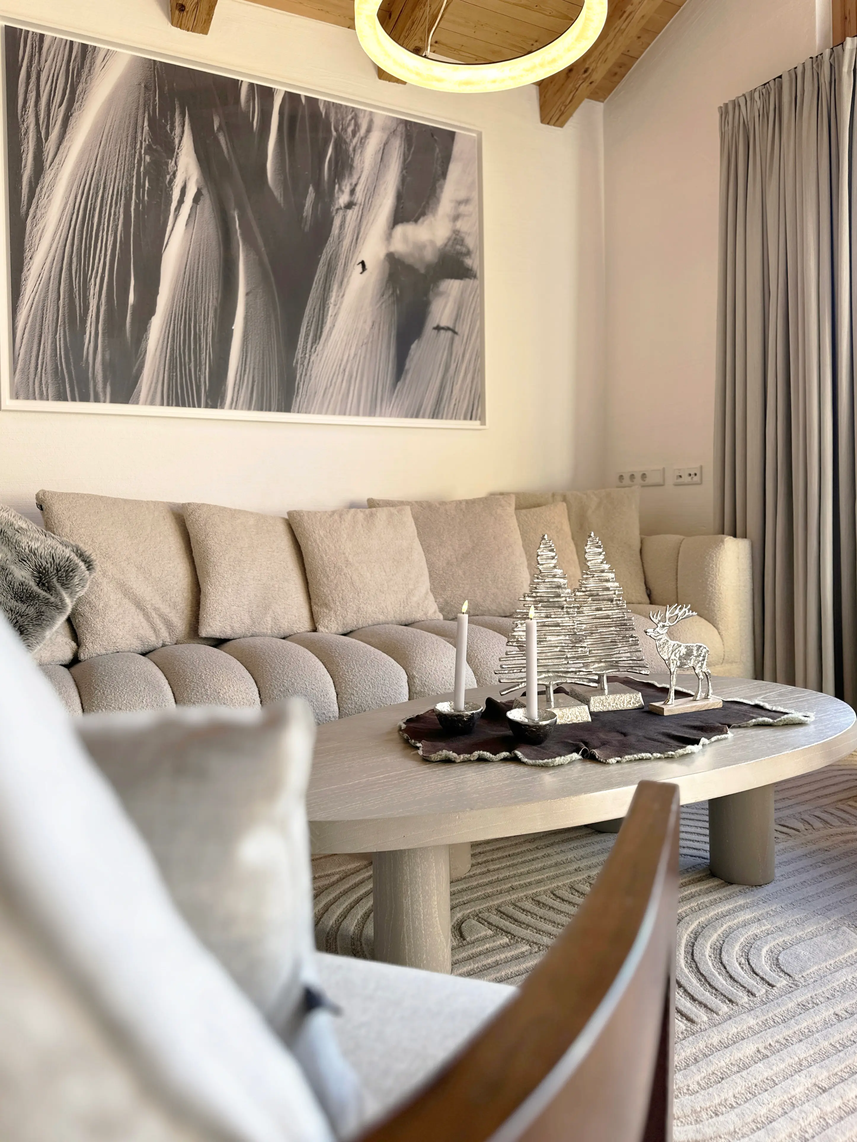 Living room sofa detail